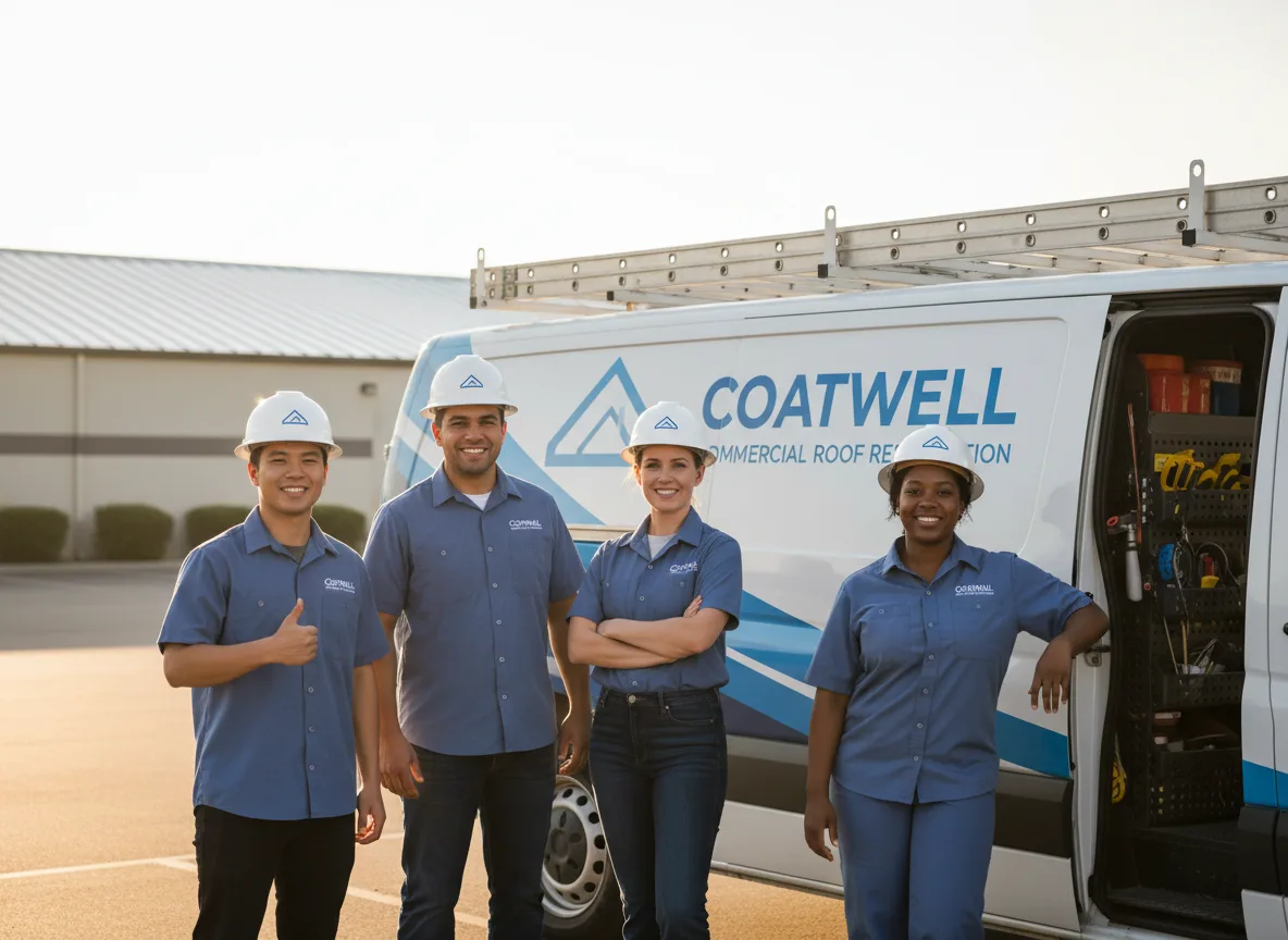Commercial roof coating company in Doty, WA